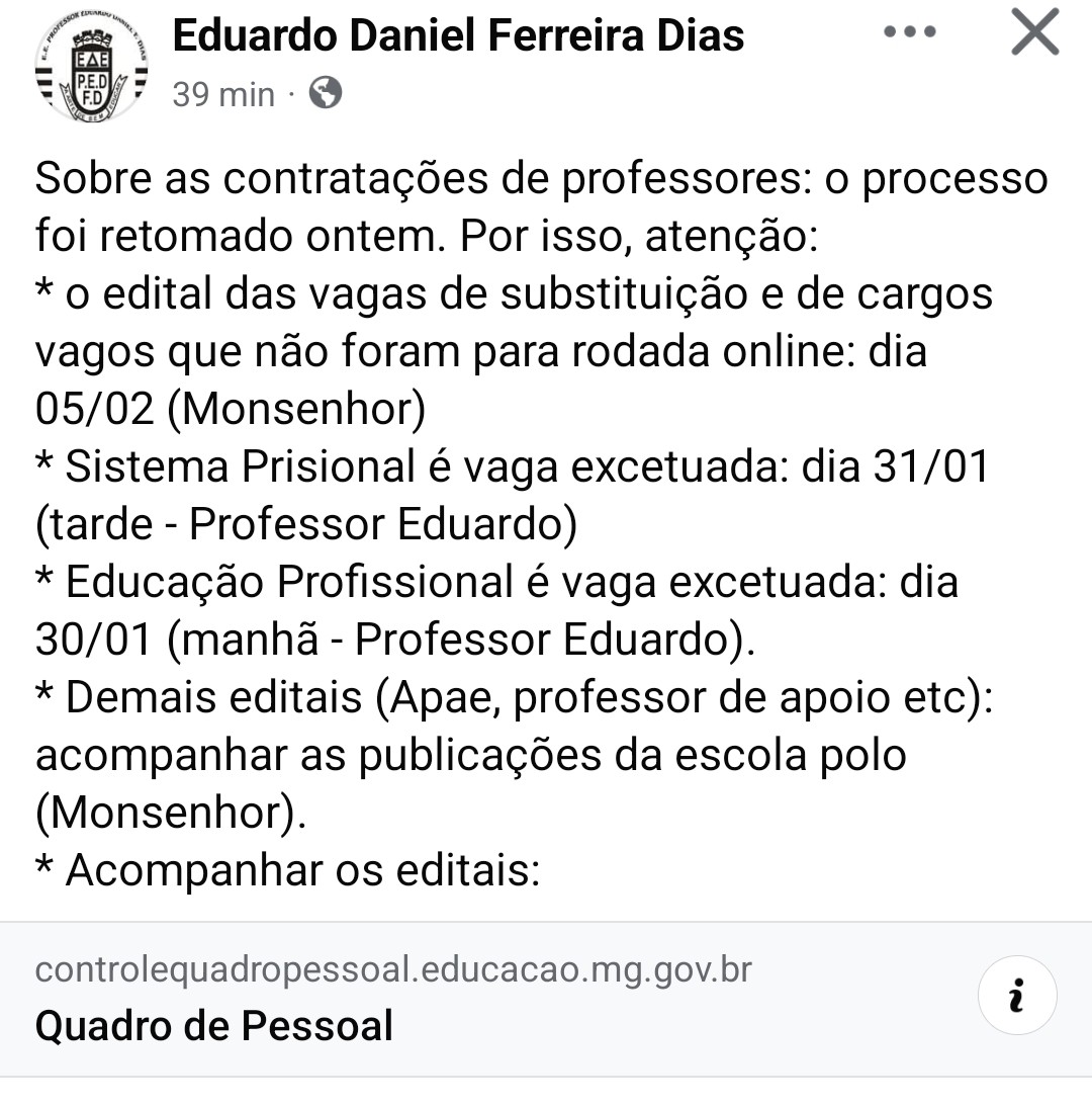 Contratações 